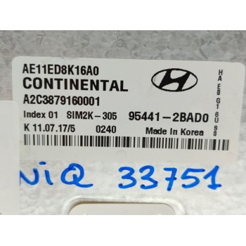 Recambio de centralita cambio automatico para hyundai ioniq hybrid referencia OEM IAM 954412BAD0  