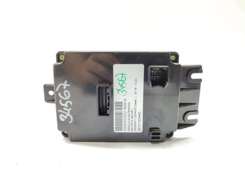 Recambio de modulo electronico para maserati levante diesel referencia OEM IAM 06701003460  