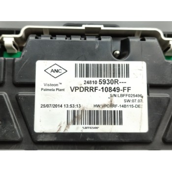 Recambio de cuadro instrumentos para renault trafic furgón l1h1 2,7t referencia OEM IAM 248105930R  