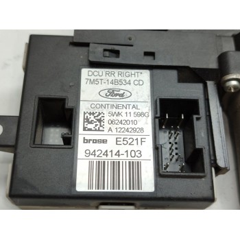 Recambio de motor elevalunas trasero derecho para ford kuga (cbv) titanium referencia OEM IAM 7M5T14B534CD  