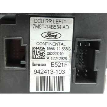 Recambio de motor elevalunas trasero izquierdo para ford kuga (cbv) titanium referencia OEM IAM 7M5T14B534AD  