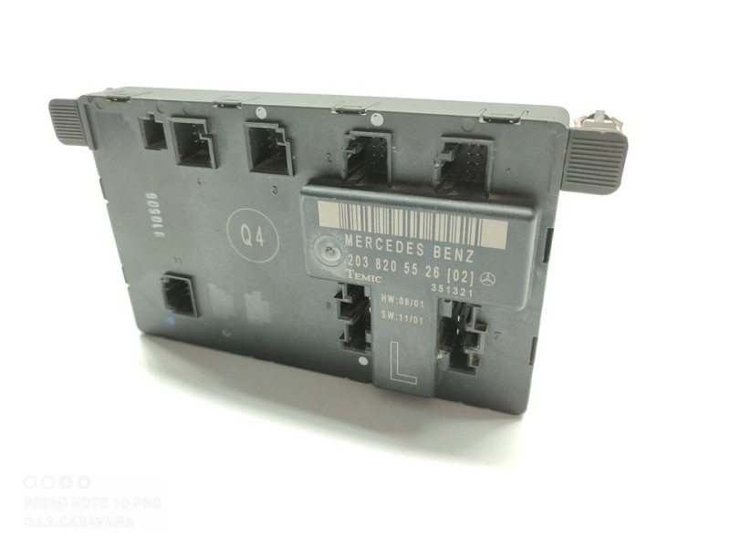 Recambio de modulo electronico para mercedes-benz clase c (w203) berlina 200 cdi (203.004) referencia OEM IAM 2038205526  