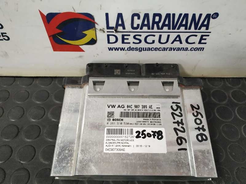 Recambio de centralita motor uce para audi a1 sportback (8xf) adrenalin referencia OEM IAM 04C907309AE  