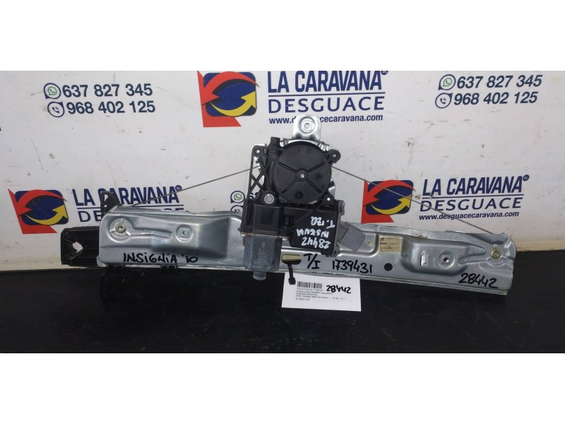 Recambio de elevalunas trasero izquierdo para opel insignia berlina cosmo referencia OEM IAM 910281103  