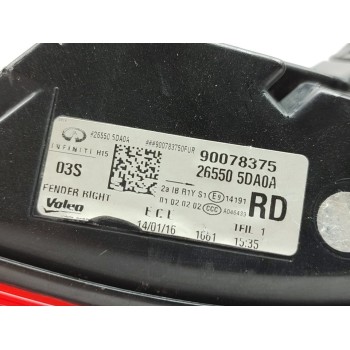 Recambio de piloto trasero derecho para infiniti q30 2.2d referencia OEM IAM 265505DA0A  