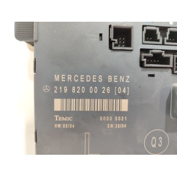 Recambio de centralita cierre para mercedes-benz clase cls (w219) 350 (219.356) referencia OEM IAM 2198200026  
