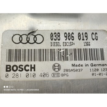 Recambio de centralita motor uce para audi a4 berlina (8e) 1.9 tdi (96kw) referencia OEM IAM 038906018CG  