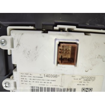 Recambio de cuadro instrumentos para peugeot 508 sw allure referencia OEM IAM 9814765780  