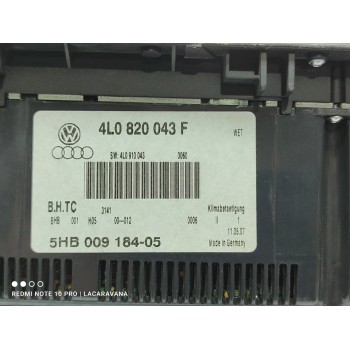 Recambio de mando climatizador para audi q7 (4l) 3.0 tdi referencia OEM IAM 4L0820043F  