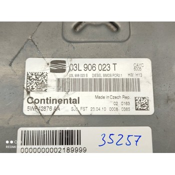 Recambio de centralita motor uce para seat ibiza (6j5) sport referencia OEM IAM 03L906023T  