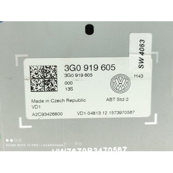 Recambio de pantalla multifuncion para volkswagen golf vii lim. advance bluemotion tech. referencia OEM IAM 3G0919605  