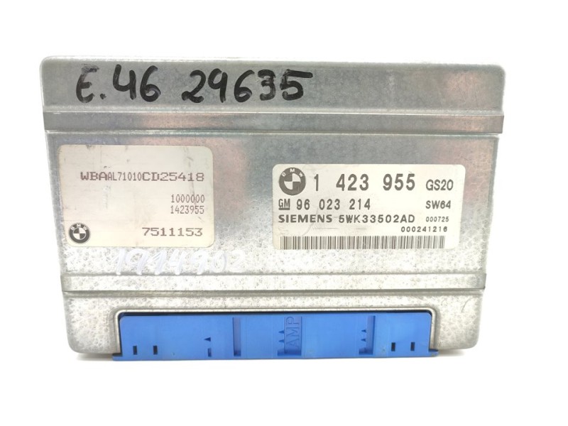 Recambio de centralita motor uce para bmw serie 3 berlina (e46) 320d referencia OEM IAM 96023214  