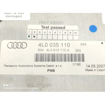 Recambio de sistema audio / radio cd para audi q7 (4l) 3.0 tdi referencia OEM IAM 4L0035110  