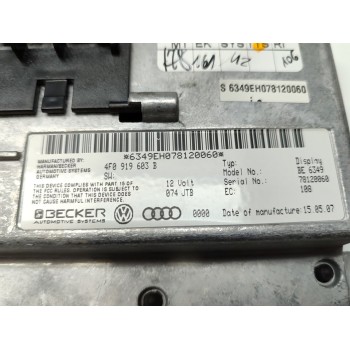 Recambio de pantalla multifuncion para audi q7 (4l) 3.0 tdi referencia OEM IAM 4F0919603B  
