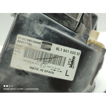 Recambio de faro izquierdo para seat cordoba berlina (6l2) fresh referencia OEM IAM 6L1941005M  
