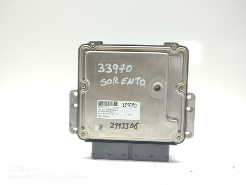 Recambio de centralita motor uce para kia sorento () vision 2wd referencia OEM IAM 0281031446  