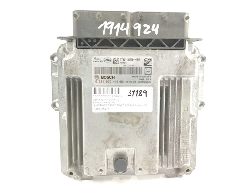 Recambio de centralita motor uce para land rover range rover evoque evoque hse referencia OEM IAM 0281035418  