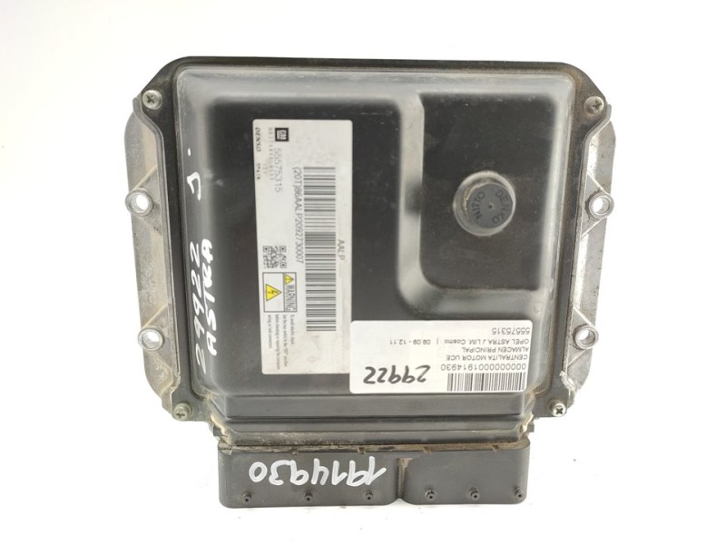 Recambio de centralita motor uce para opel astra j lim. cosmo referencia OEM IAM 55575315  