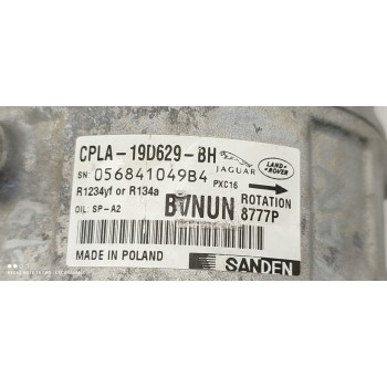 Recambio de compresor aire acondicionado para land rover range rover evoque evoque hse referencia OEM IAM CPLA19D629BH  