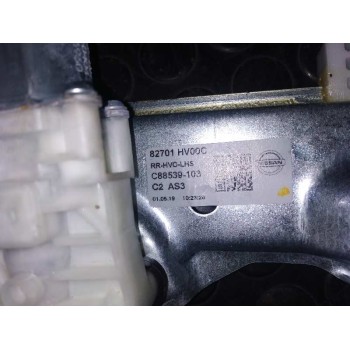 Recambio de elevalunas trasero izquierdo para nissan qashqai (j11) tekna referencia OEM IAM 82701HV00C  