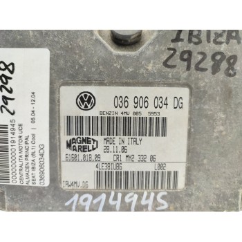 Recambio de centralita motor uce para seat ibiza (6l1) cool referencia OEM IAM 036906034DG  