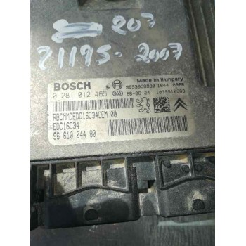 Recambio de centralita motor uce para peugeot 207 sport referencia OEM IAM 9661004480  