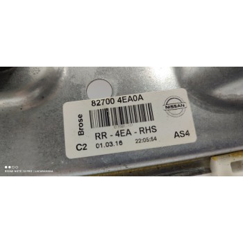 Recambio de elevalunas trasero derecho para nissan qashqai (j11) acenta referencia OEM IAM GB558RC  