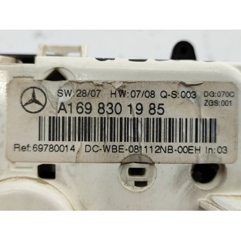 Recambio de mando climatizador para mercedes-benz clase a (w169) a 160 cdi a-edition referencia OEM IAM A1698301985  