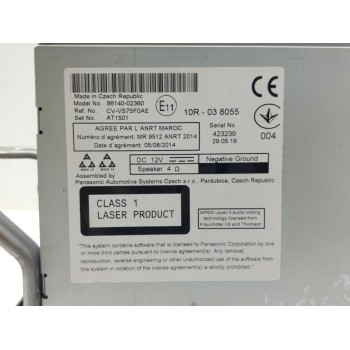 Recambio de sistema navegacion gps para toyota auris hybrid business referencia OEM IAM 8614002360  