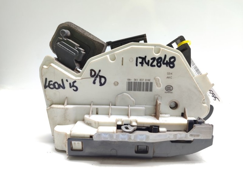 Recambio de cerradura puerta delantera derecha para seat leon (5f1) i-tech ecomotive referencia OEM IAM 5K1837016E  