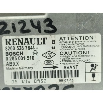 Recambio de centralita airbag para renault clio iii confort dynamique referencia OEM IAM 8200528764  