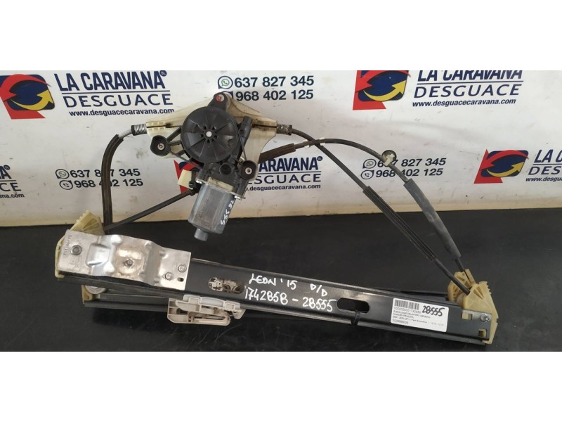 Recambio de elevalunas delantero derecho para seat leon (5f1) i-tech ecomotive referencia OEM IAM 5Q0959802B  