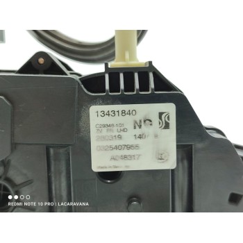 Recambio de cerradura puerta delantera derecha para opel corsa e selective referencia OEM IAM 13431840  