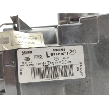 Recambio de faro izquierdo para seat leon sc (5f5) fr referencia OEM IAM 5F1941007B  