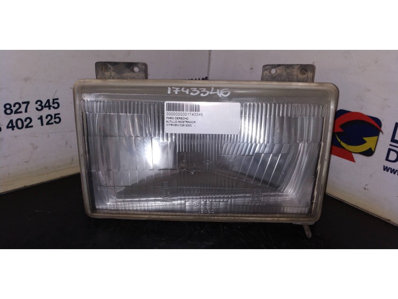 Recambio de faro derecho para citroën c25 2000 referencia OEM IAM   