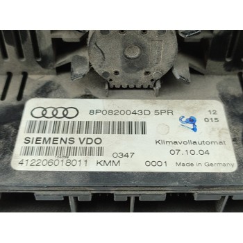 Recambio de mando climatizador para audi a3 (8p) 2.0 tdi ambiente quattro (dpf) referencia OEM IAM 8P0820043D  
