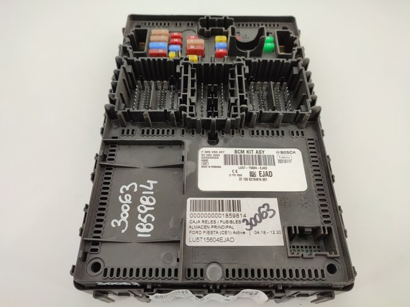 Recambio de caja reles / fusibles para ford fiesta (ce1) active referencia OEM IAM LU5T15604EJAD  