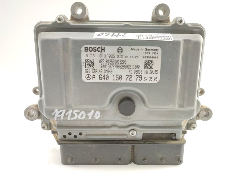 Recambio de centralita motor uce para mercedes-benz clase b (w245) 180 cdi (245.207) referencia OEM IAM 0281013022  