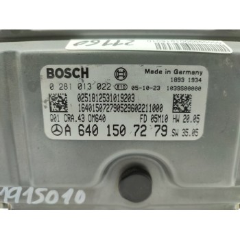 Recambio de centralita motor uce para mercedes-benz clase b (w245) 180 cdi (245.207) referencia OEM IAM 0281013022  
