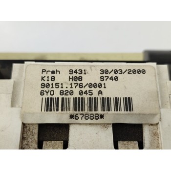 Recambio de mando calefaccion / aire acondicionado para skoda fabia (6y2/6y3) attractive referencia OEM IAM 6Y0820045A  