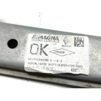 Recambio de elevalunas delantero derecho para dacia sandero comfort referencia OEM IAM 807209299R  