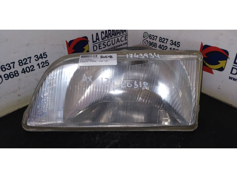 Recambio de faro izquierdo para citroën ax 1.0 armonia referencia OEM IAM   
