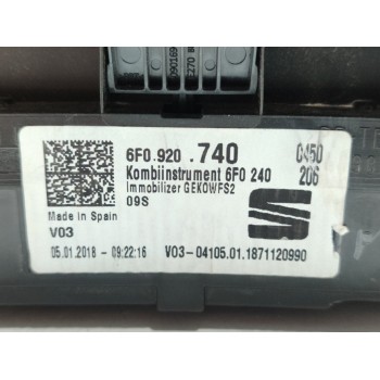 Recambio de cuadro instrumentos para seat ibiza (kj1) style referencia OEM IAM 6F0920740  