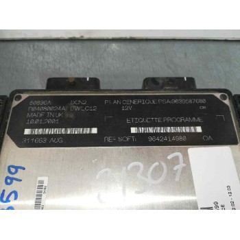 Recambio de centralita motor uce para citroën c15 1.9 referencia OEM IAM 9639587680  