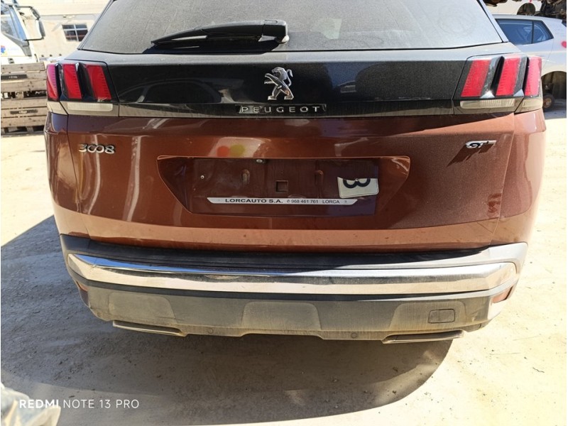 Recambio de paragolpes trasero para peugeot 3008 gt referencia OEM IAM 1636403780  