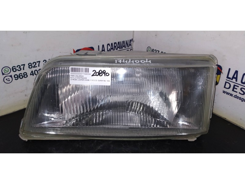 Recambio de faro izquierdo para citroën jumper combi (1) 31 c d confort ntz. 1400 referencia OEM IAM   