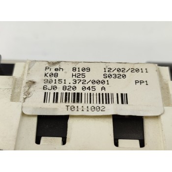 Recambio de mando calefaccion / aire acondicionado para seat ibiza sc (6j1) ecomotive referencia OEM IAM 6J0820045A  