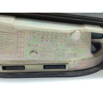 Recambio de maneta exterior trasera derecha para seat leon (1p1) 1.9 tdi referencia OEM IAM 1P0839206  