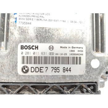 Recambio de centralita motor uce para bmw serie 1 berlina (e81/e87) 118d referencia OEM IAM 7795844  