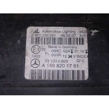 Recambio de faro izquierdo para mercedes-benz clase b (w245) 180 cdi (245.207) referencia OEM IAM A1698201761  